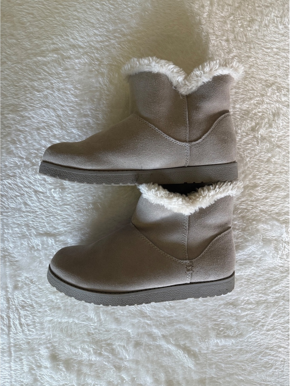 Great Boots with Faux Fur - Size 9